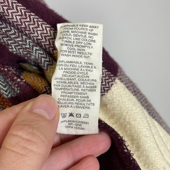 Woolrich Plaid Shirt Jacket Cotton Flannel Size XS - Picture 8 of 10